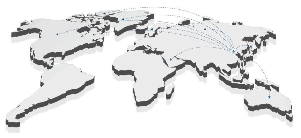 worldwide brake pad distribution network