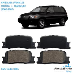 best brake pads for toyota highlander complete set