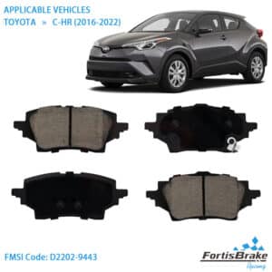 04466 F4010 Brake Pads Front Axle Set