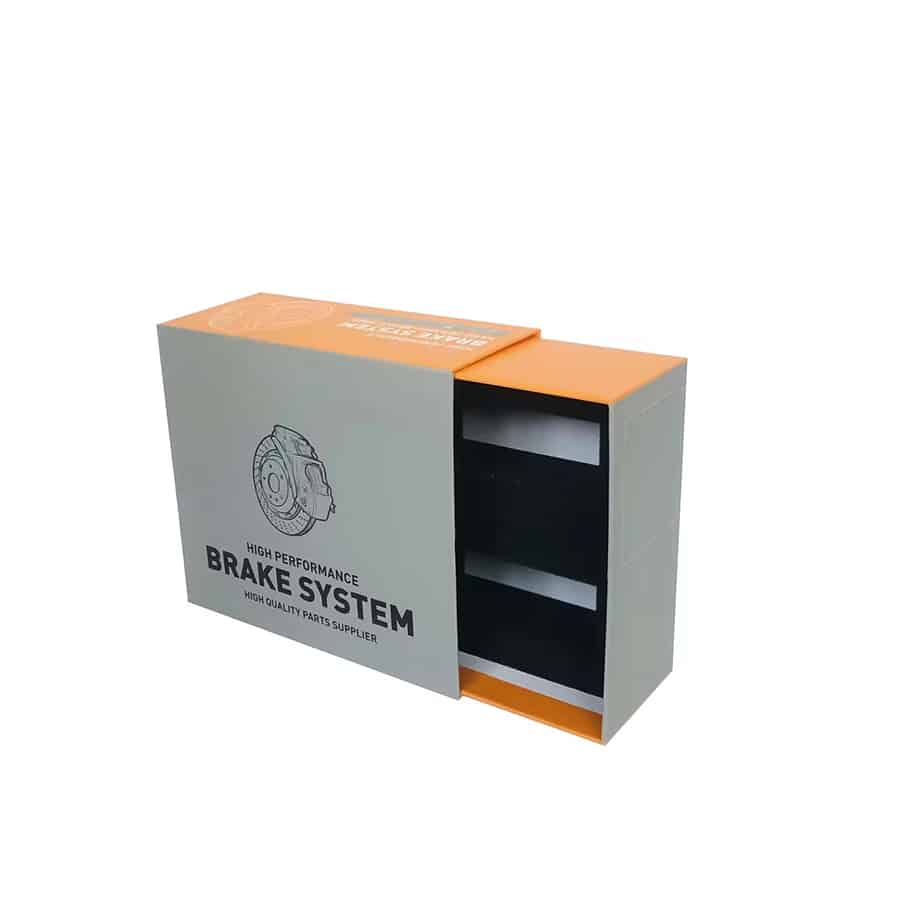 custom branded brake pad packaging boxes retail ready display